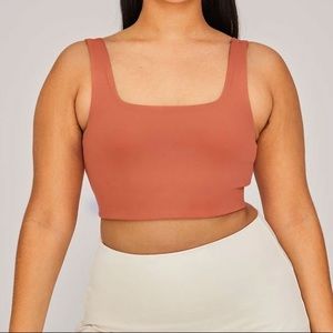 Girlfriend Collective Tommy Bra - Brick